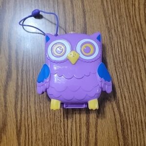 Polly Pocket Owl Campsite Micro Playset purple mini people set